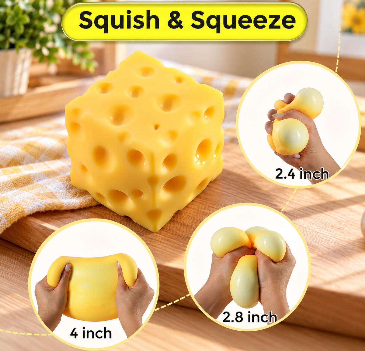 Cheese Cube Squishy