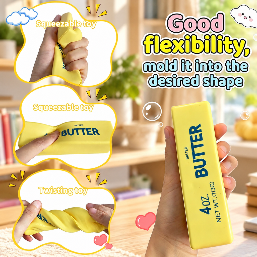 Soft Butter Squishy Toy