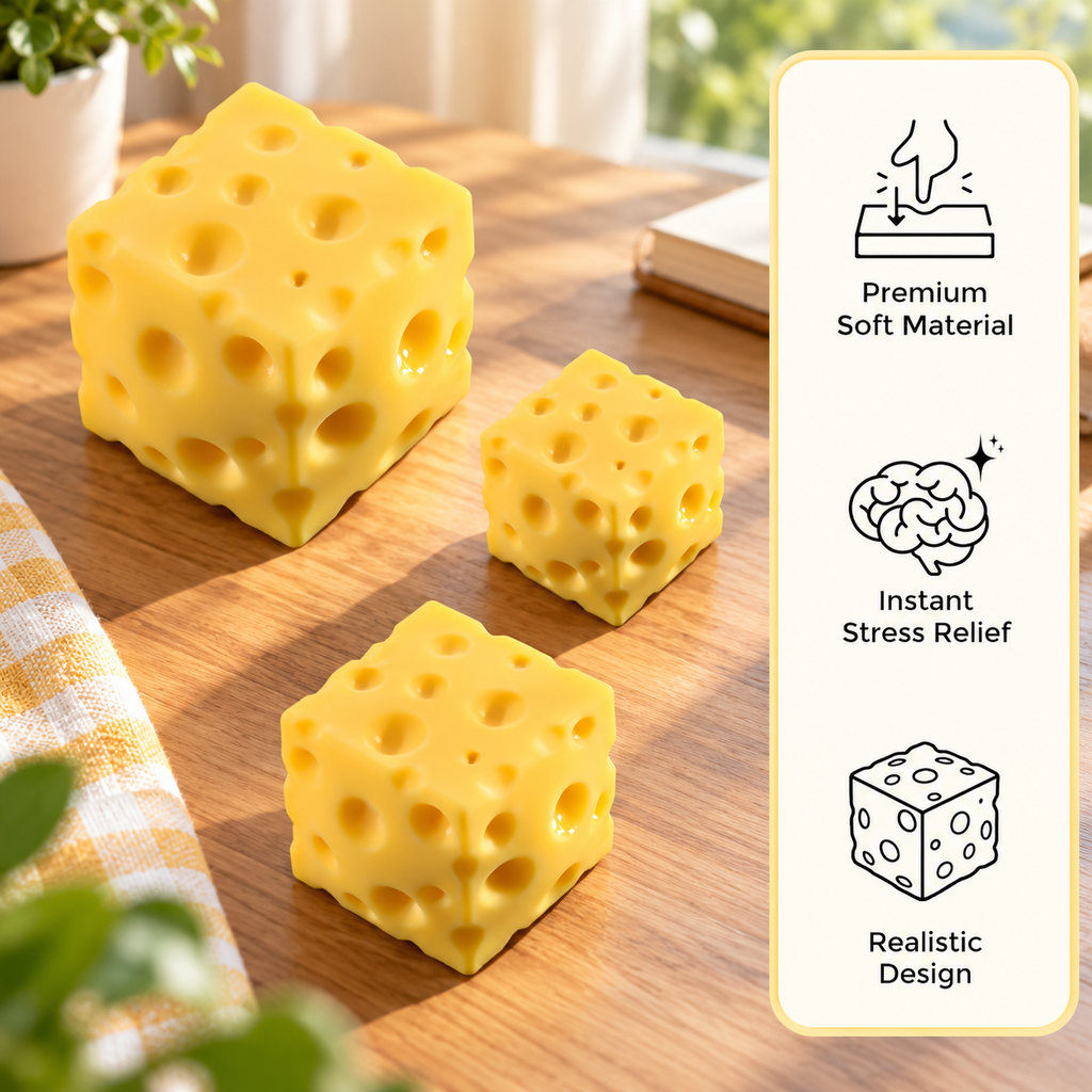 Cheese Cube Squishy
