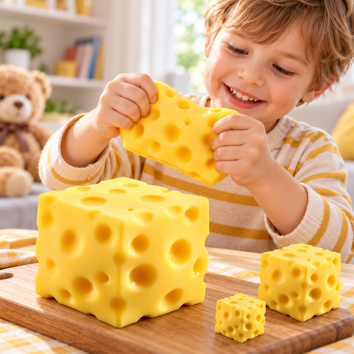 Cheese Cube Squishy
