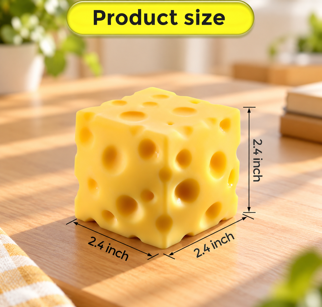 Cheese Cube Squishy