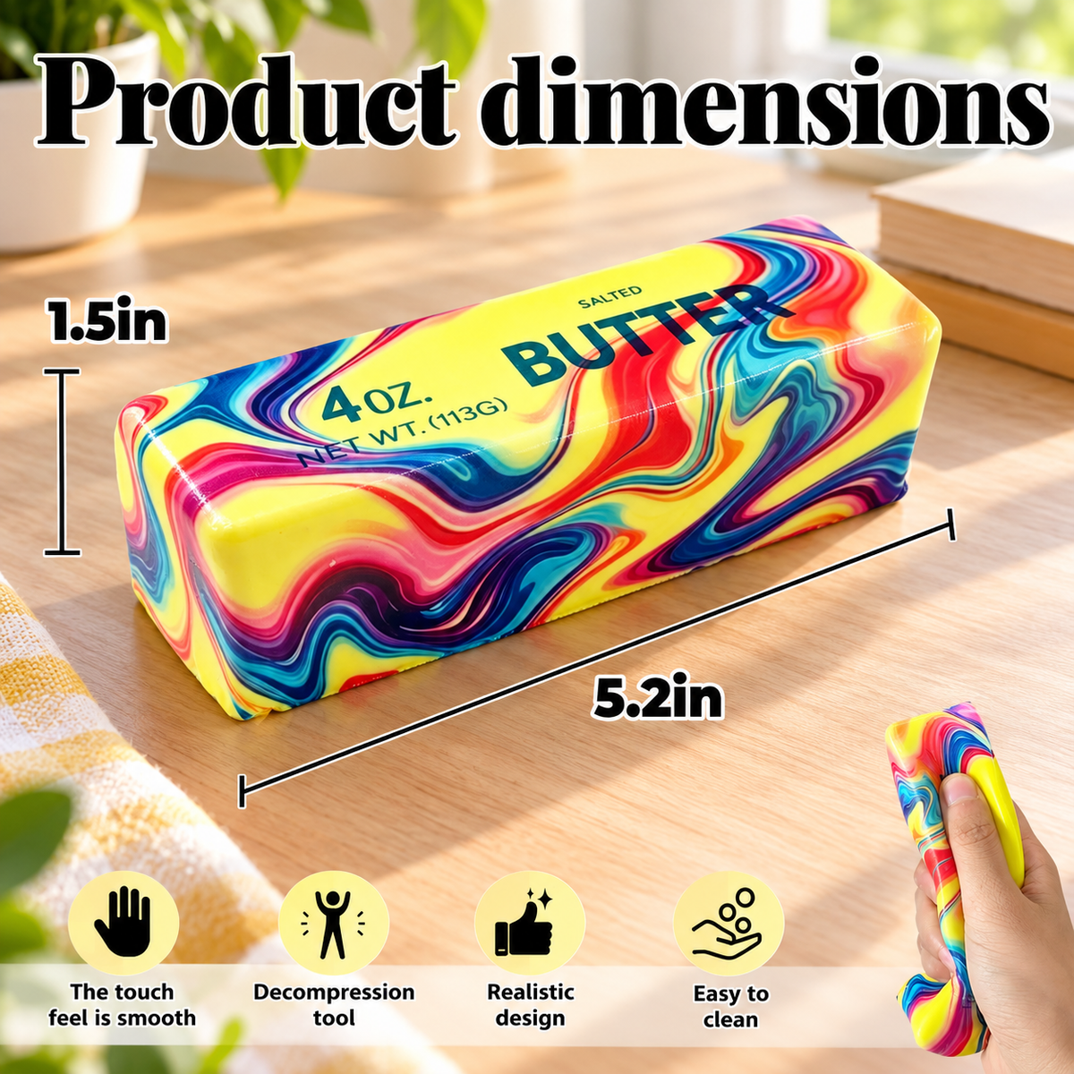Rainbow Butter Squishy